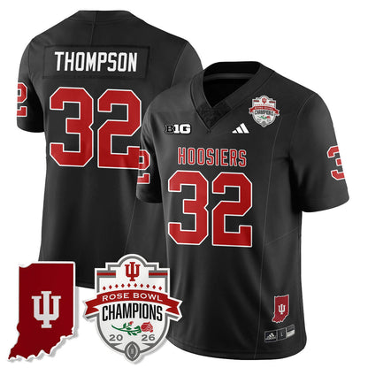 Indiana H Vapor Limited Football Jersey - Rose Bowl Champions - Stitched