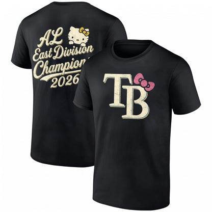 TB x Meow KT AL East Division Champions Two Sides T-Shirt - Printed V1