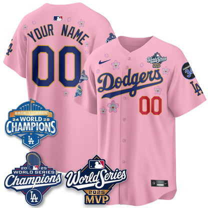 Yoshinobu Yamamoto LAD 2025 World Series MVP Jersey - All Stitched N2