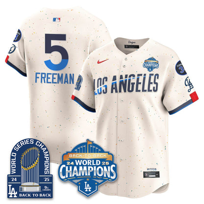 LAD 2025 World Series Champions Jersey - 9x Champs - Stitched N2