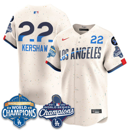 LAD 2025 World Series Champions Jersey - Stitched N2