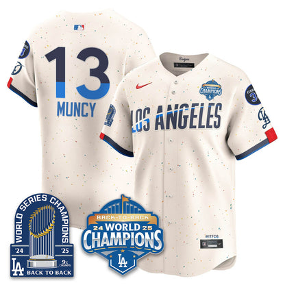 LAD 2025 World Series Champions Jersey - 9x Champs - Stitched N2