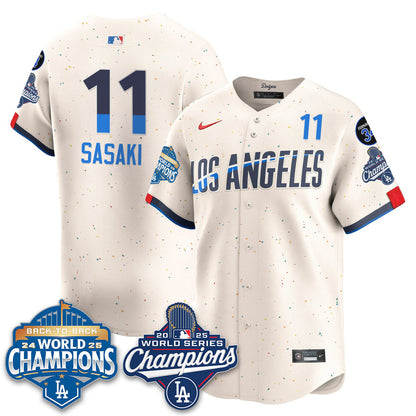 LAD 2025 World Series Champions Jersey - Stitched N2