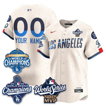 Yoshinobu Yamamoto LAD 2025 World Series MVP Jersey - All Stitched N2