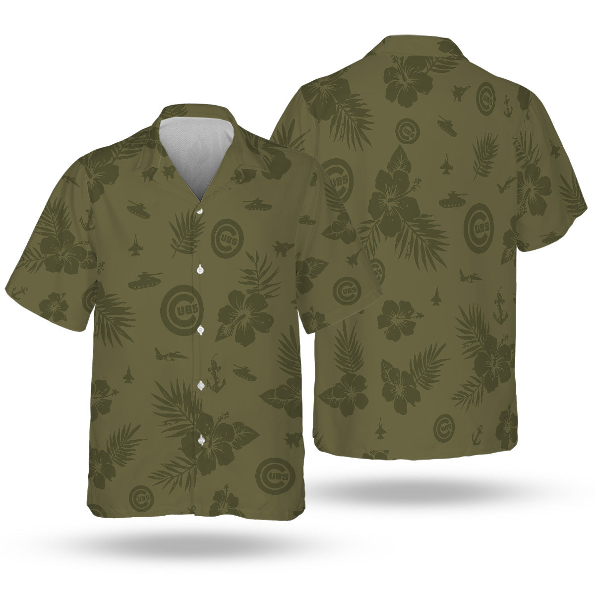 CHC Special Armed Forces Hawaiian Design Button Shirt V2