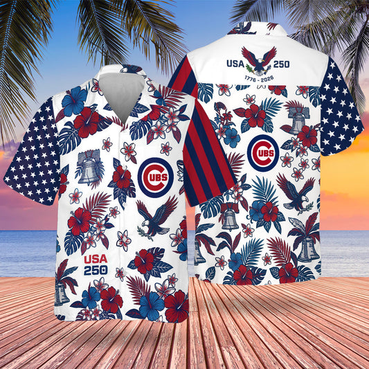 CHC Special Semiquincentennial Hawaiian Design Button Shirt V5