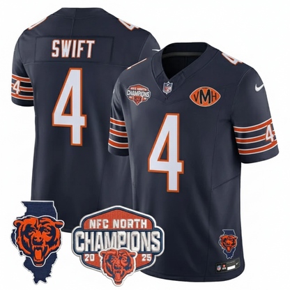 CHI 2025 NFC North Champions Patch Jersey V2 - Stitched