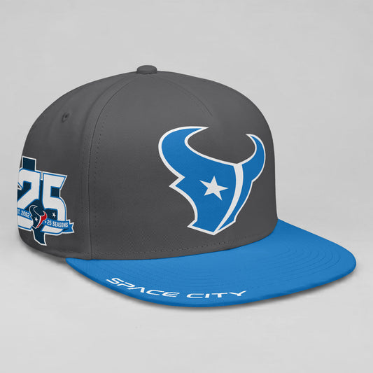 HOU Fan Gear Space City Edition Personalized Snapback Cap - Printed