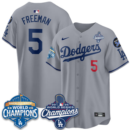 LAD 2025 World Series Champions Jersey - Stitched N2
