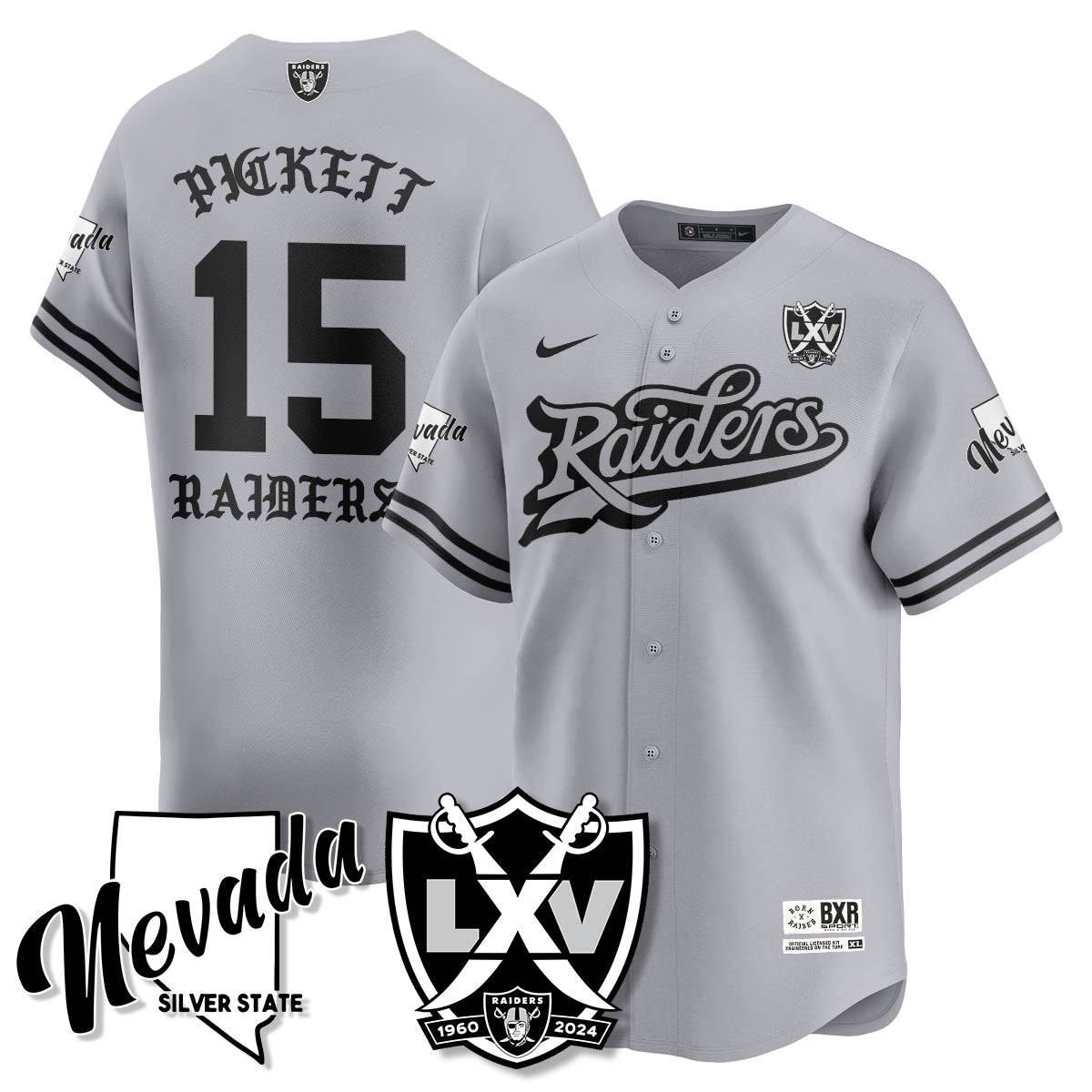 LVR Born x Raised Baseball Jersey - Stitched