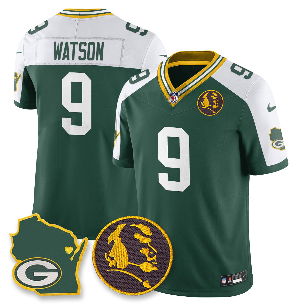 GB Vapor Limited Jersey - John Madden Patch - All Stitched