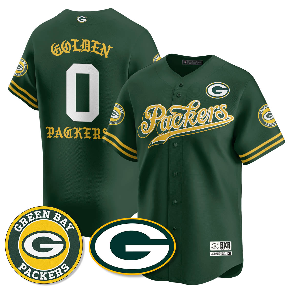 GB Born x Raised Baseball Jersey - Stitched