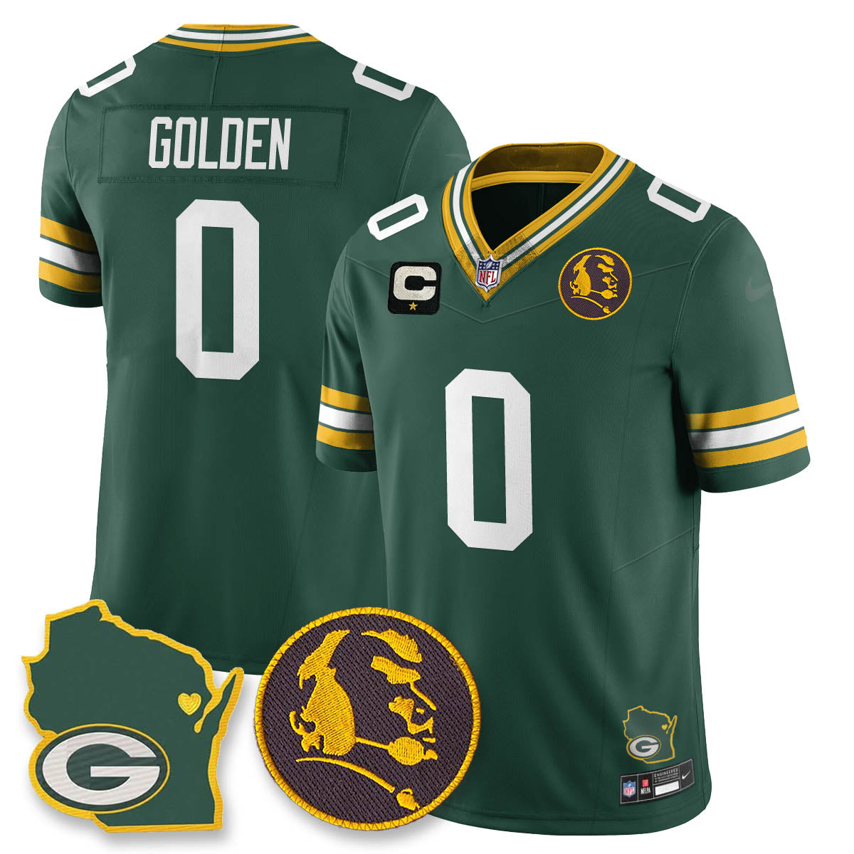 GB Vapor Limited Jersey - John Madden Patch - Stitched