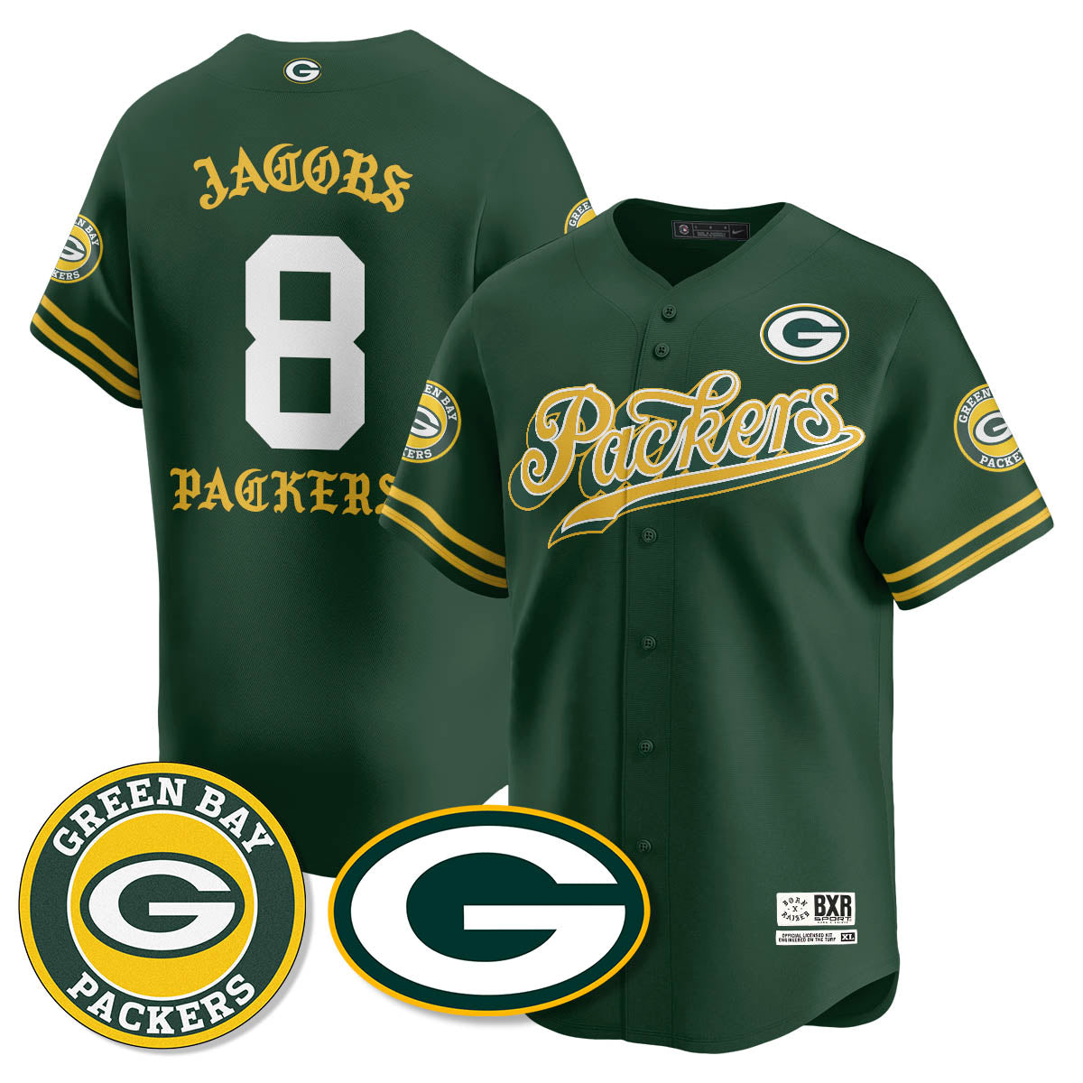 GB Born x Raised Baseball Jersey - Stitched