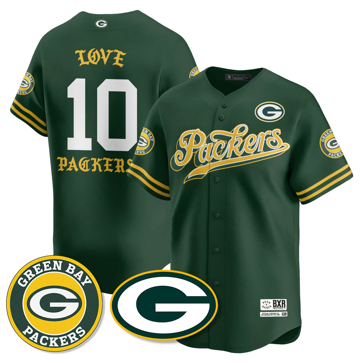 GB Born x Raised Baseball Jersey - Stitched