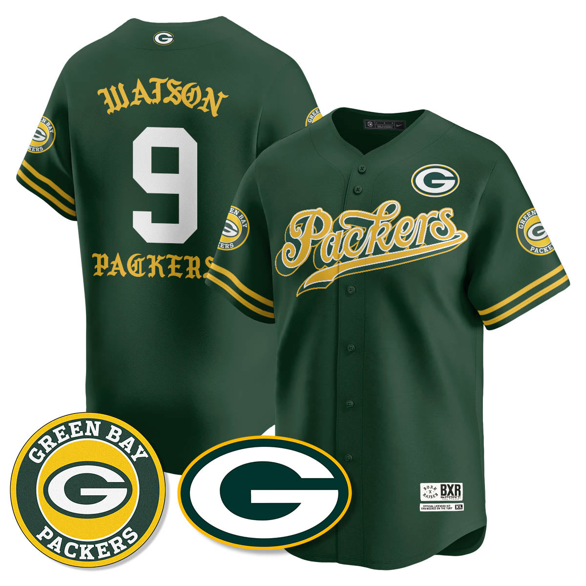 GB Born x Raised Baseball Jersey - Stitched