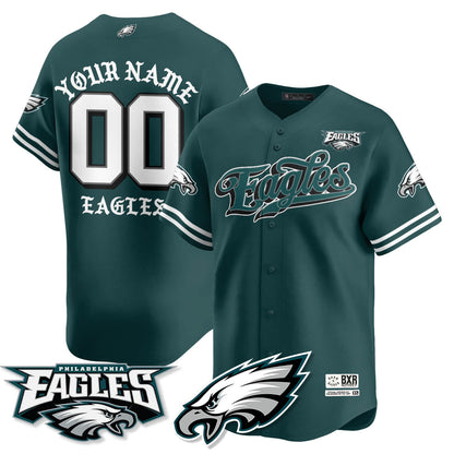 Custom PHI Born x Raised Baseball Jersey - Stitched