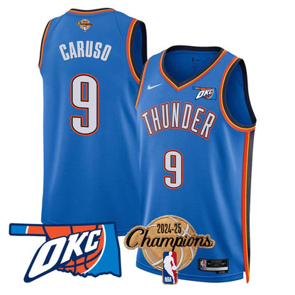 The Thunder 2024-25 Champions Jersey - All Stitched