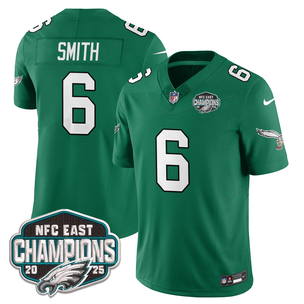 PHI NFC East Champions Vapor Limited Jersey - Stitched