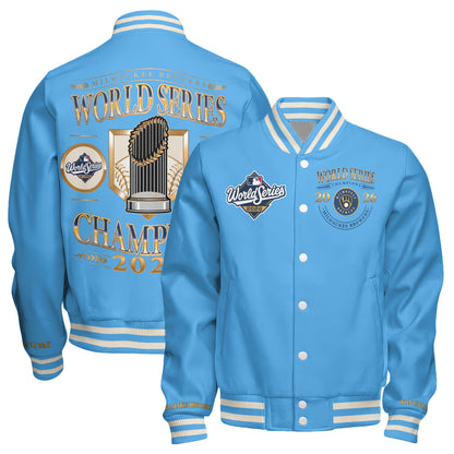 Milwaukee Brewers 2026 WS Champions Limited Edition Varsity Jacket - Printed