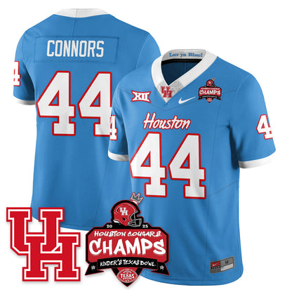 HCG Football 2025 Kinder's Texas Bowl Champions Jersey - Stitched