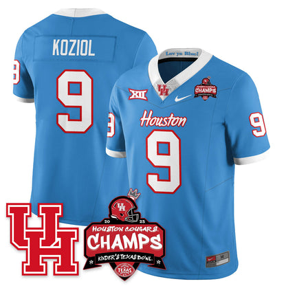HCG Football 2025 Kinder's Texas Bowl Champions Jersey - Stitched