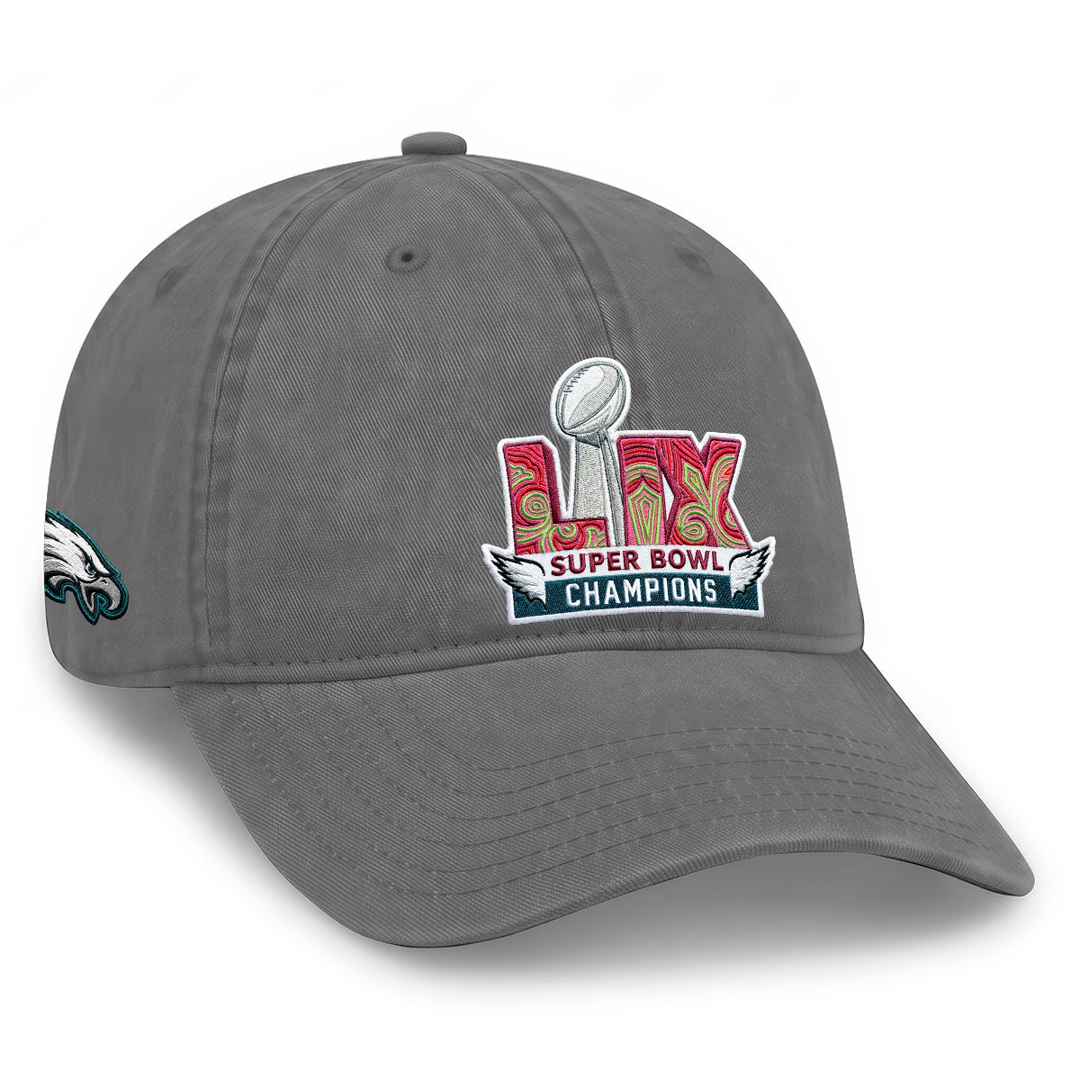 PHI Champions SB LIX Wash Hat - Embroidered