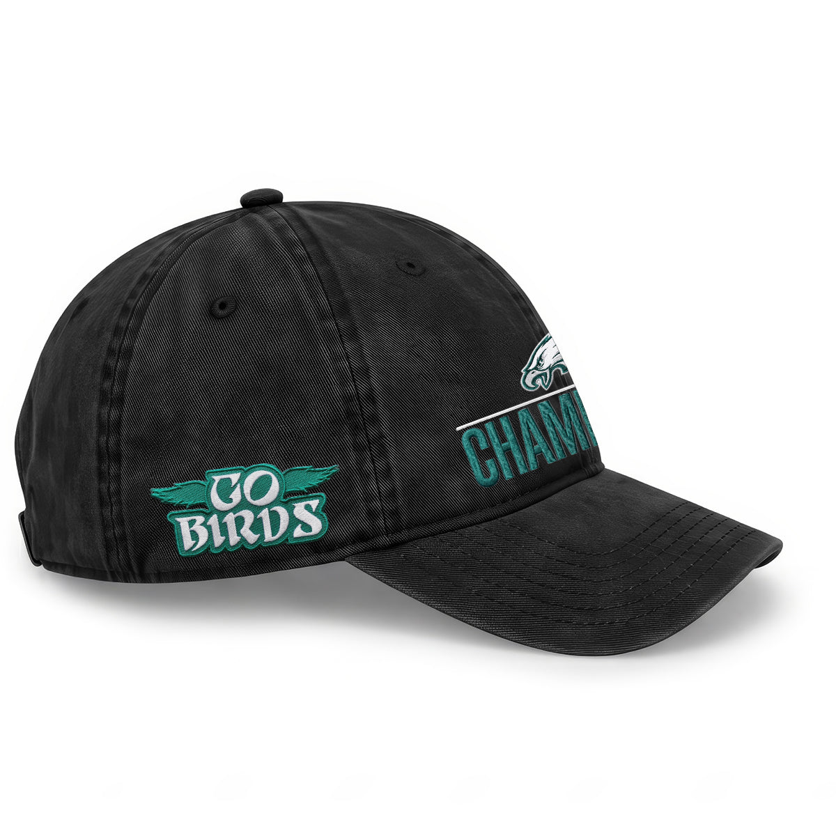 PHI Champions SB LIX Wash Hat V2 - Embroidered