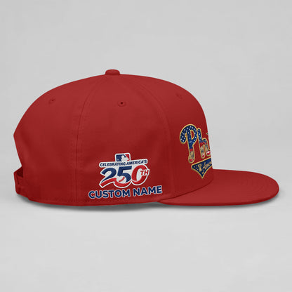 PHI 2026 Independence Day Custom Snapback Cap V2- Stitched