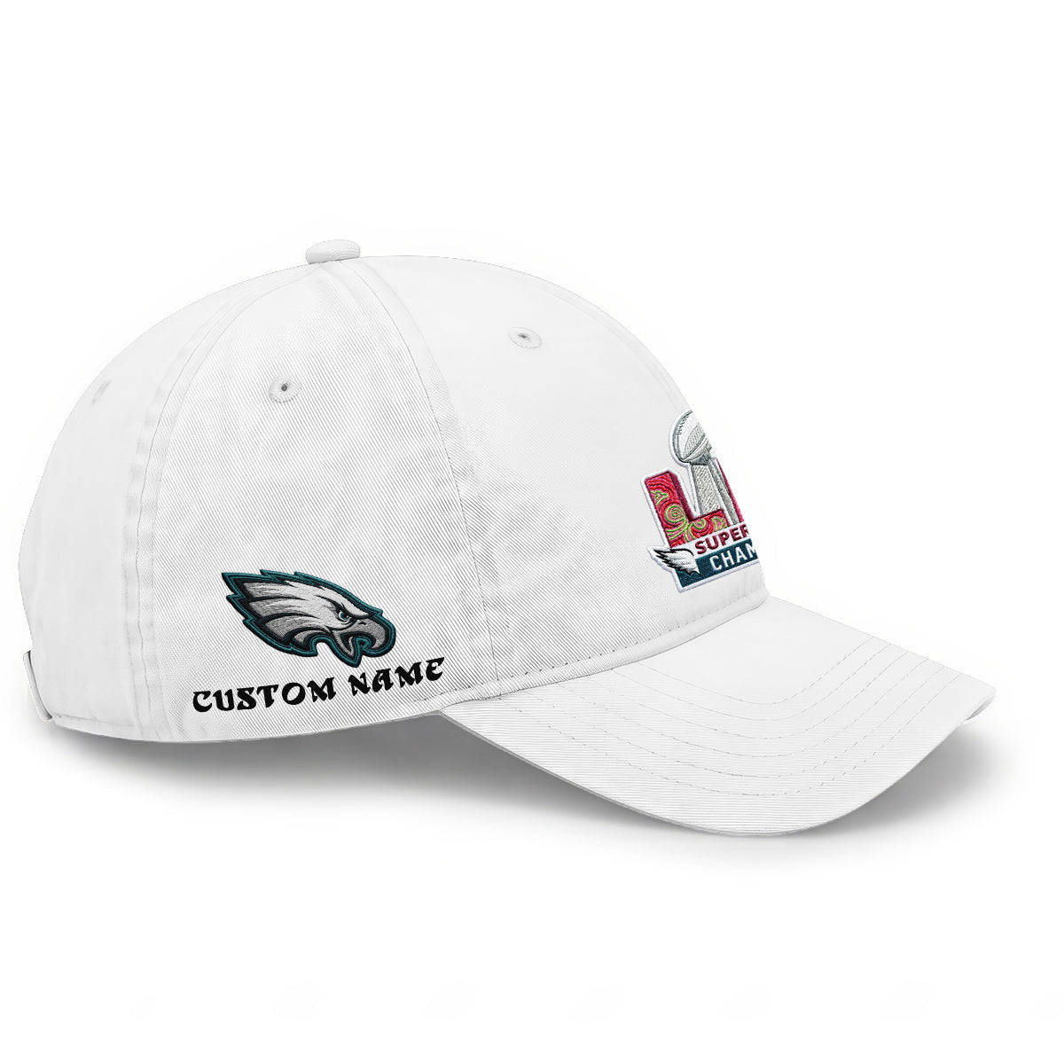 PHI Champions SB LIX Custom Wash Hat - Embroidered