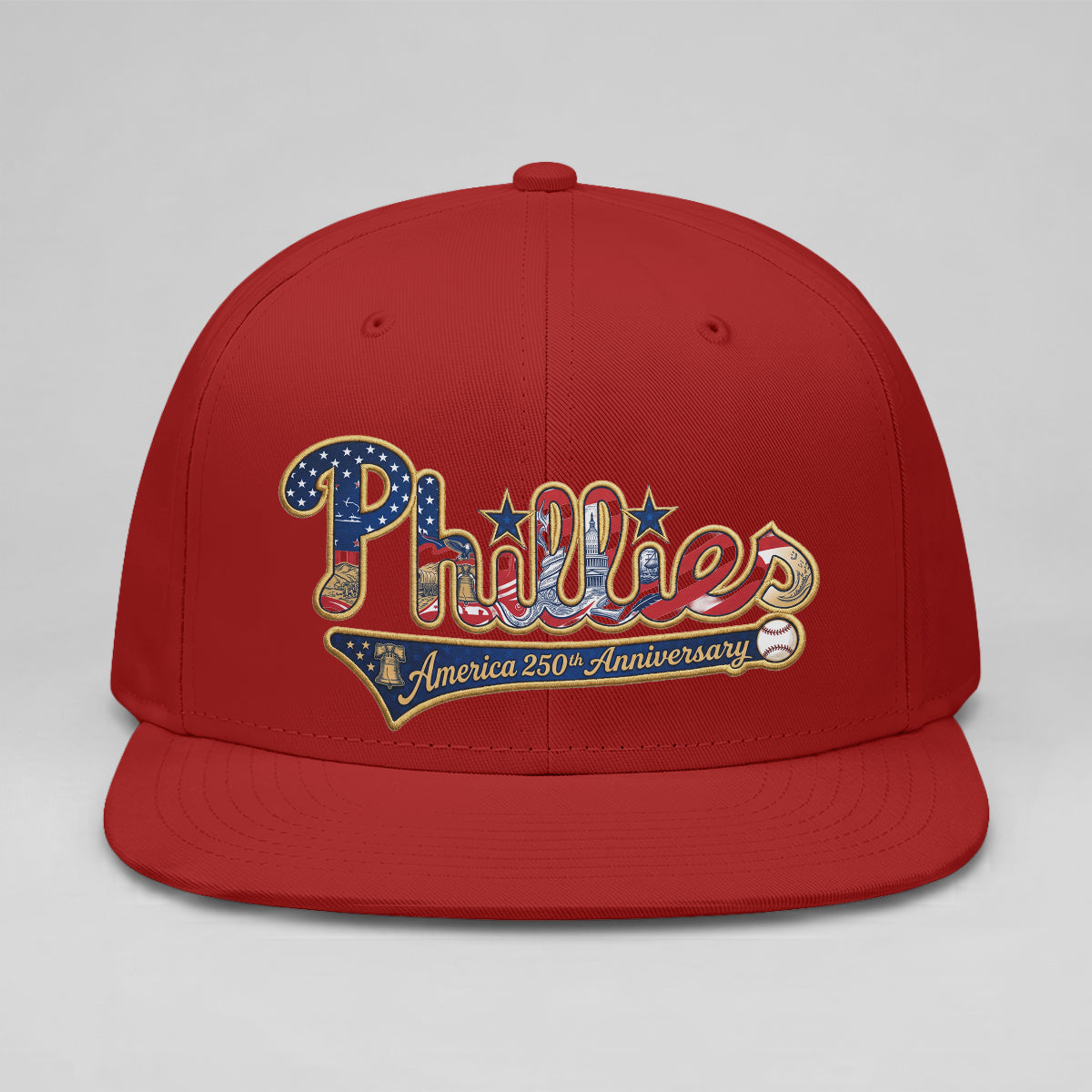 PHI 2026 Independence Day Custom Snapback Cap V2- Stitched
