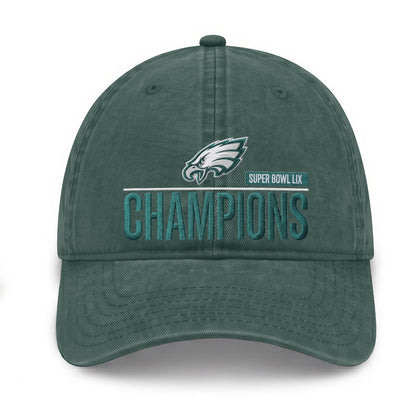 PHI Champions SB LIX Wash Hat V2 - Embroidered