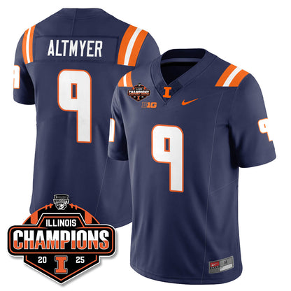 ILL Football 2025 Music City Bowl Champions Limited Jersey - Stitched