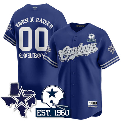 DAL Born x Raised Baseball Jersey - Stitched