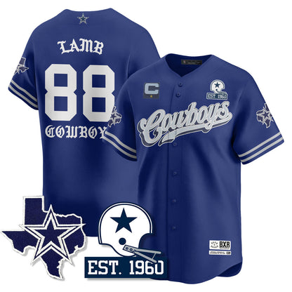 DAL Born x Raised Baseball Jersey - Stitched