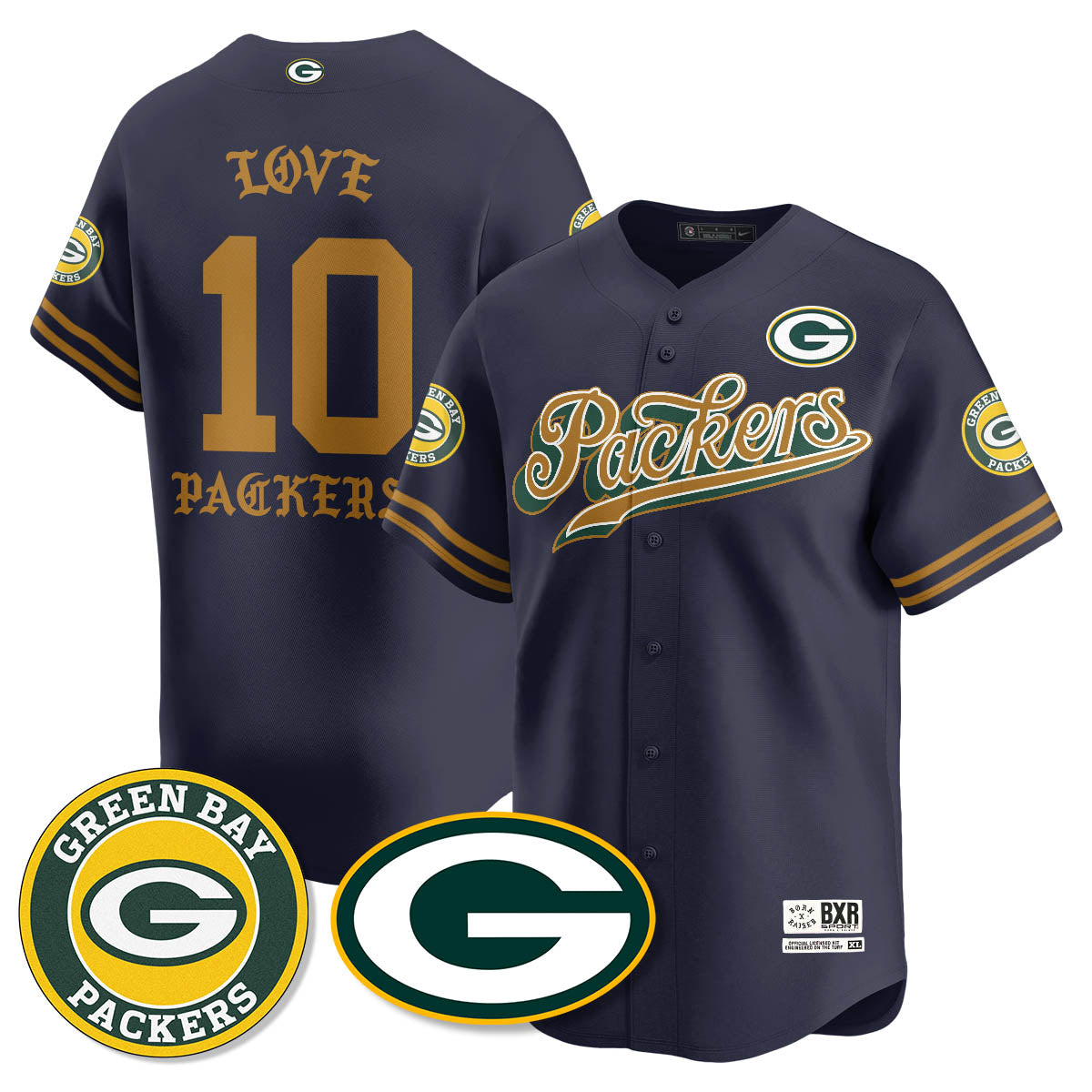 GB Born x Raised Baseball Jersey - Stitched