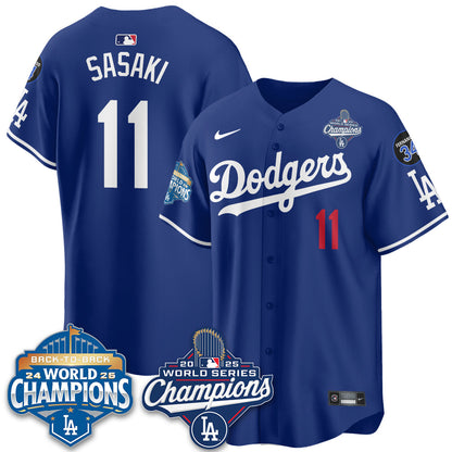 LAD 2025 World Series Champions Jersey - Stitched N2