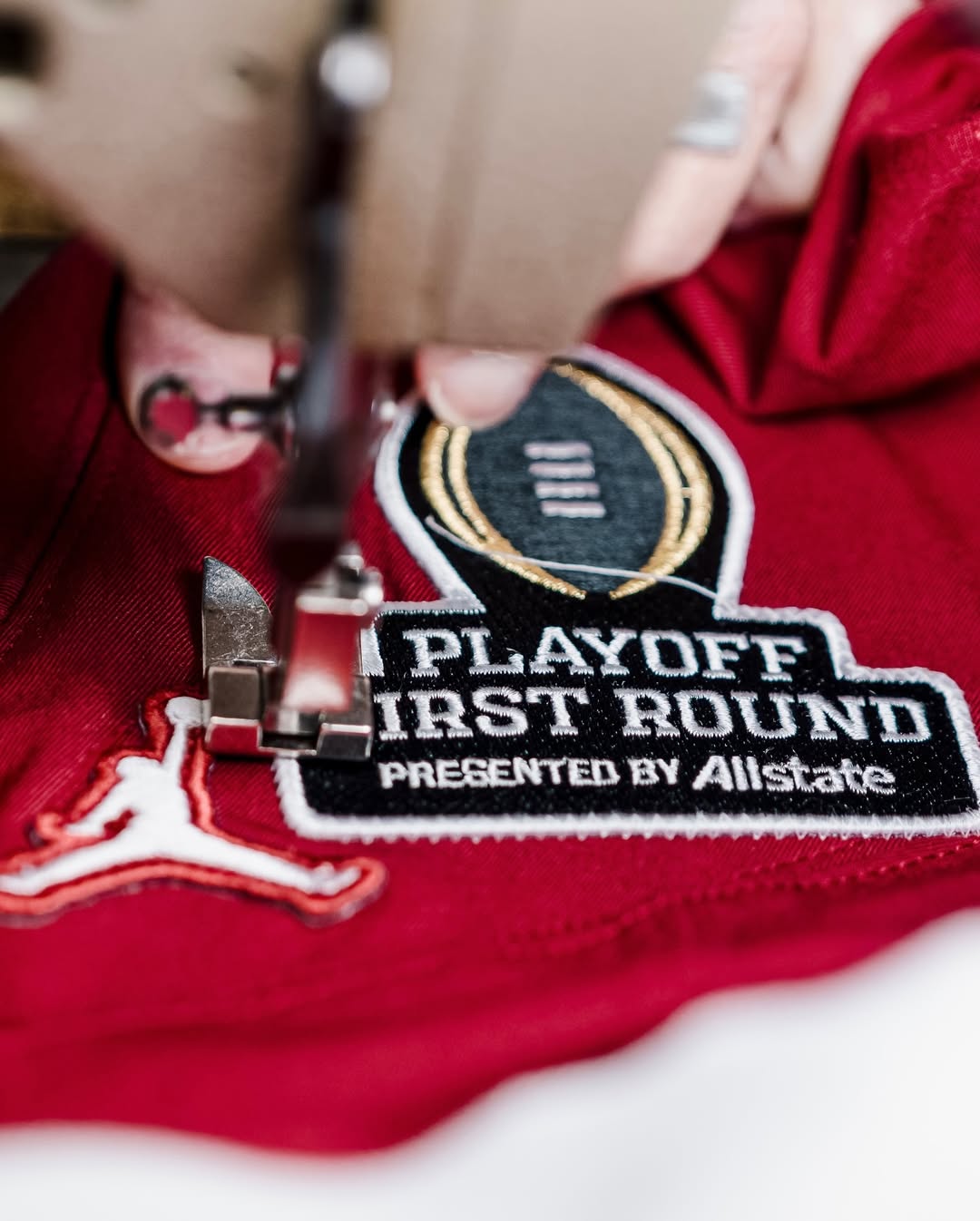 OU 2025 Playoff First Round Patch Jersey - All Stitched