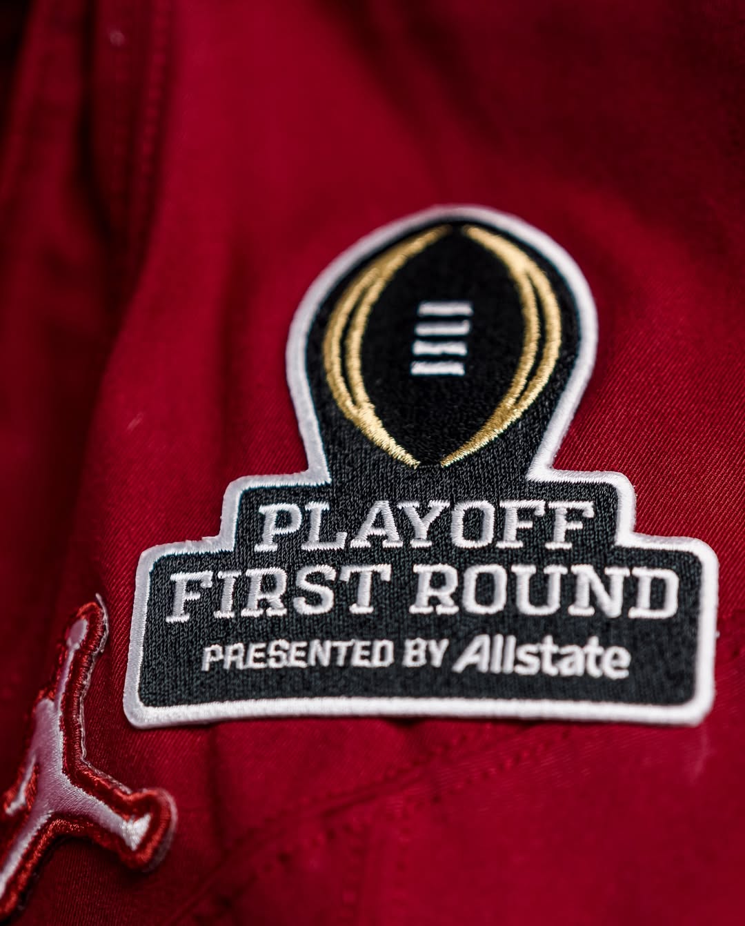 OU 2025 Playoff First Round Patch Jersey - All Stitched
