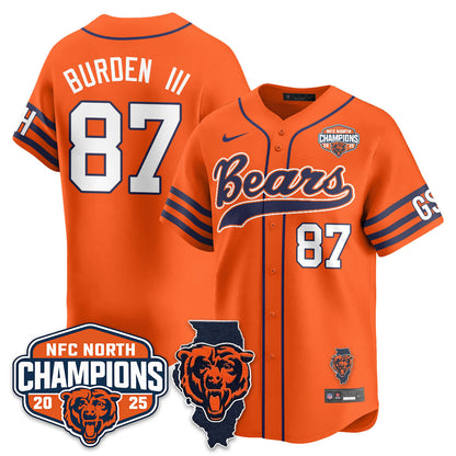 CHI  NFC North Division Champions Vapor Limited Baseball Jersey - Stitched