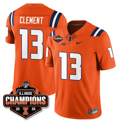 ILL Football 2025 Music City Bowl Champions Limited Jersey - Stitched