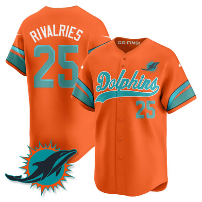 MIA "Rivalries" Vapor Limited Baseball Jersey - Stitched