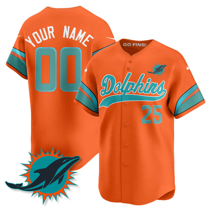 Custom MIA "Rivalries" Vapor Limited Baseball Jersey - Stitched
