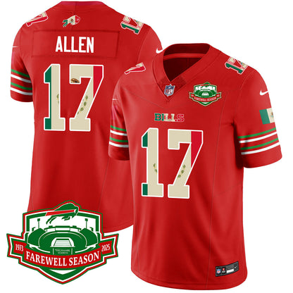 BUF Mexico Vapor Limited Jersey - Stitched