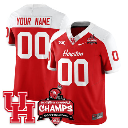 HCG Football 2025 Kinder's Texas Bowl Champions Custom Jersey - Stitched