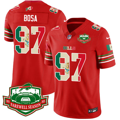 BUF Mexico Vapor Limited Jersey - Stitched