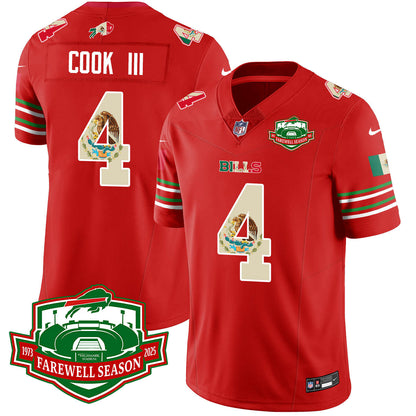 BUF Mexico Vapor Limited Jersey - Stitched