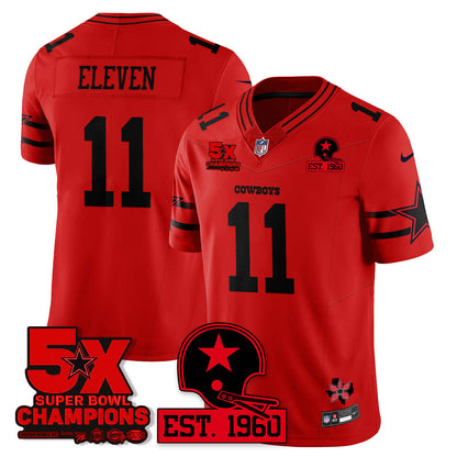 DAL 'Stranger Things Edition' Vapor Limited Jersey n1 - Stitched