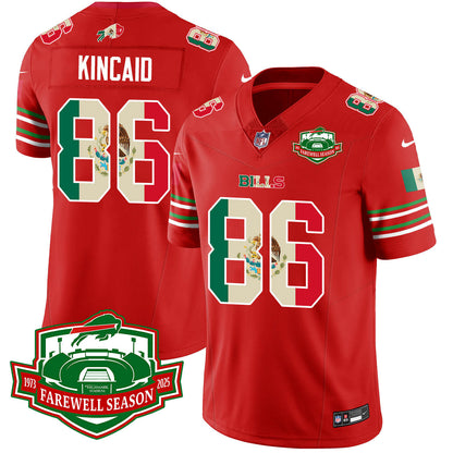 BUF Mexico Vapor Limited Jersey - Stitched