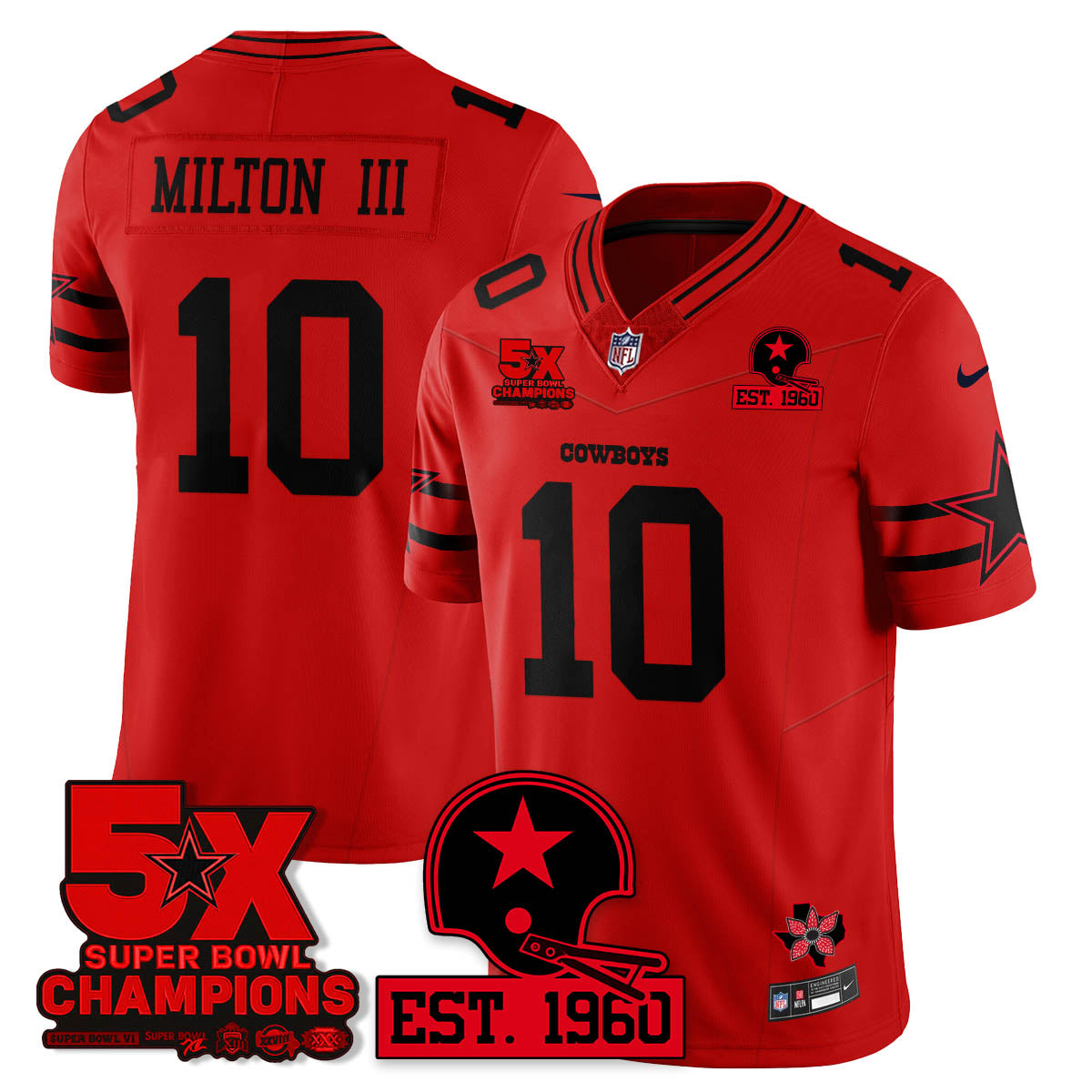 DAL 'Stranger Things Edition' Vapor Limited Jersey n1 - Stitched